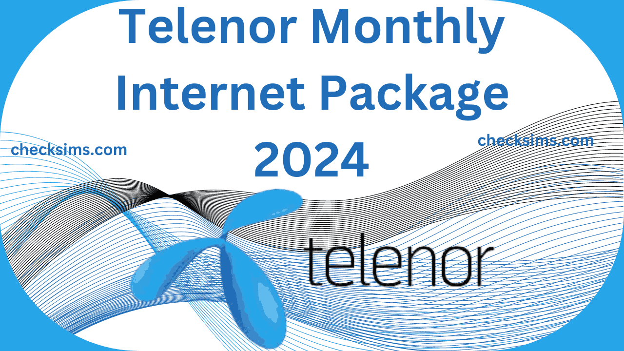 Telenor Monthly Internet Package 2024